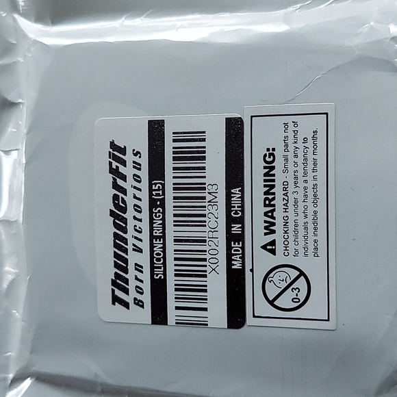 5 Silicone Rings Wedding Rings Size 15 - Picture 4 of 5